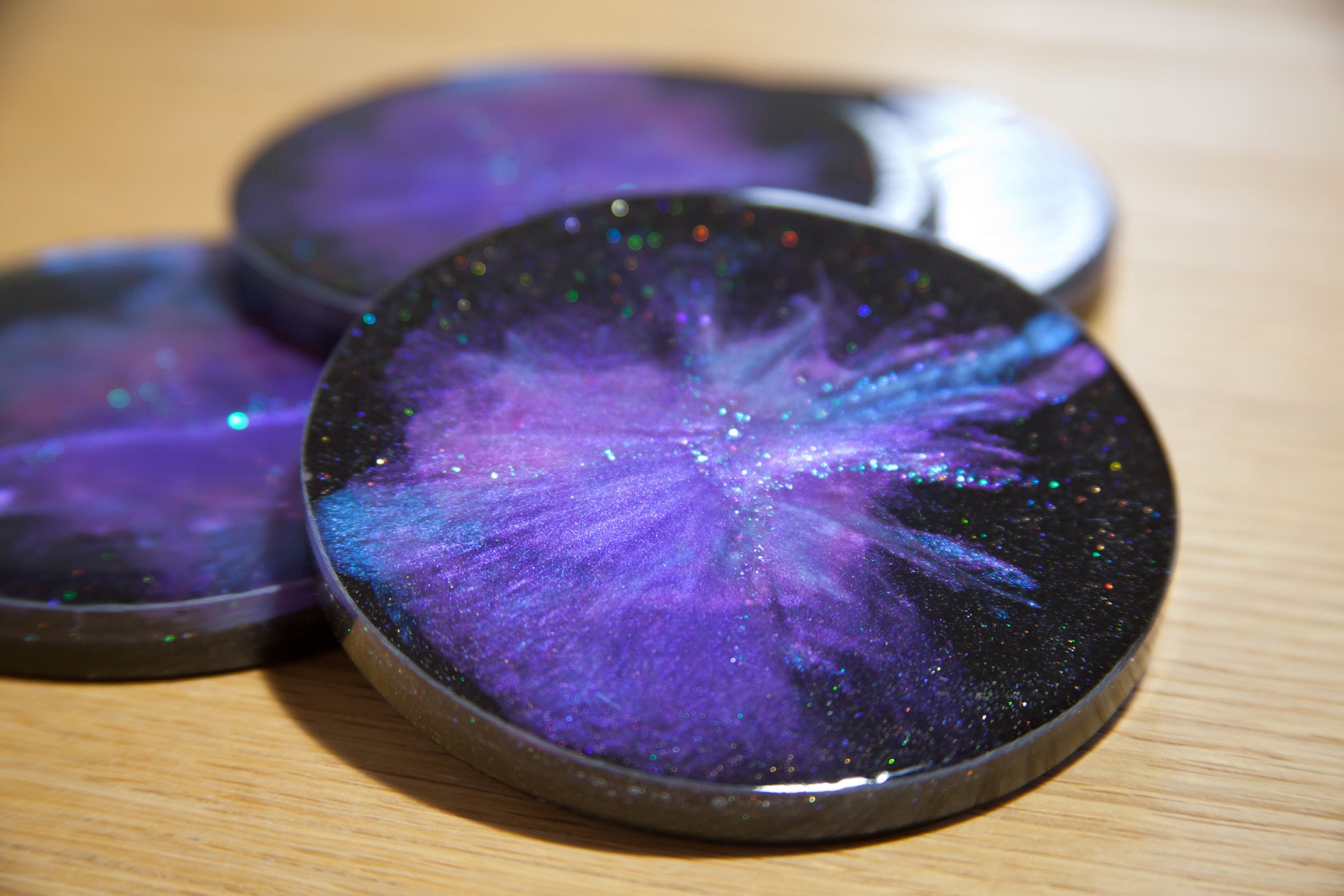 Handmade Resin Drinks Coasters Set of 4 Etsy UK