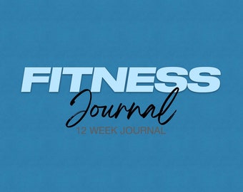 Diário de exercícios de 12 semanas: planejador de exercícios