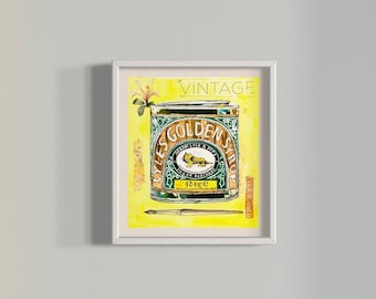 Mixed Media Golden Syrup Limited Edition Giclee Print