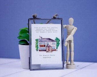 Home art. House Illustration. Commissions Taken. Provide the photo and I will produce a small hand Painted artwork.Can be Personalised