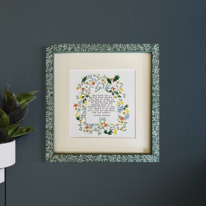 That house was a perfect house, vintage typed giclee print UNFRAMED