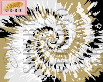 Black gold tie dye V1 Black and gold game day Tie dye digital paper png Tie dye png Tie dye spiral Tiedye Tie dye digital Digital background