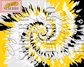 Black gold tie dye V2 Black and gold game day Tie dye digital paper png Tie dye png Tie dye spiral Tiedye Tie dye digital Digital background