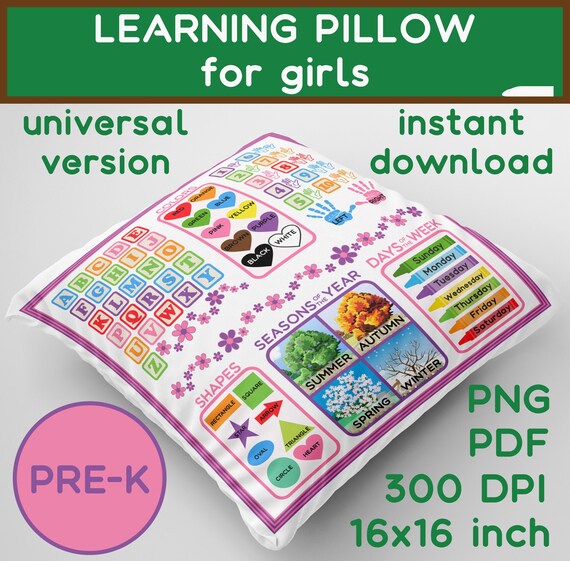 Learning Pillow, Personalized Gifts