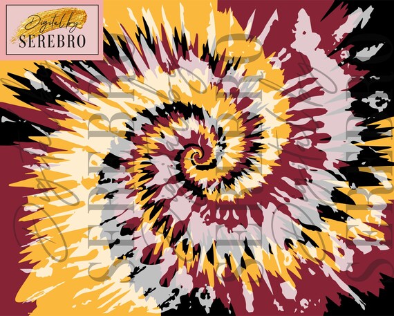 Maroon Gold Tie Dye Tie Dye Digital Paper Png Tie Dye Png Tie | Etsy