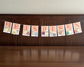 Pancarta imprimible de Pascua / Actividad "Alimenta a mi oveja" para familias SUD