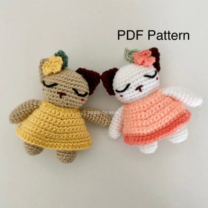 PDF pattern | Easy Crochet Amigurumi Pattern (Printable) | Stuffed Animal Cat | Daisy, the Kitty