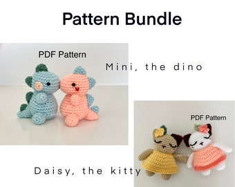 MINI Series PDF Crochet Amigurumi Patterns BUNDLE
