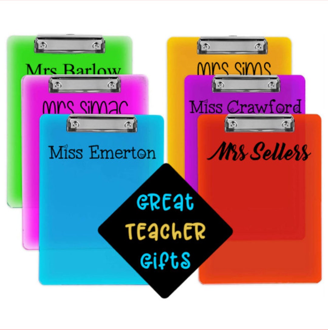 Personalised Clipboard Etsy