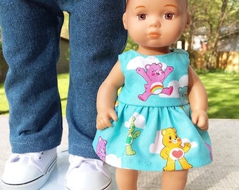 Made For The 18 Inch Doll&#39;s Caring Doll CFB, Care Bear Pink Rainbow CFB Dress. &quot;The Doll&#39;s Doll&quot;