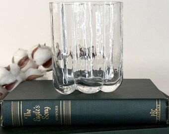SEA Glasbruk Cloud Glass Signed Vase by Rune Strand
