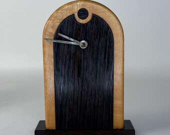 Handmade Wood Mantel Clock