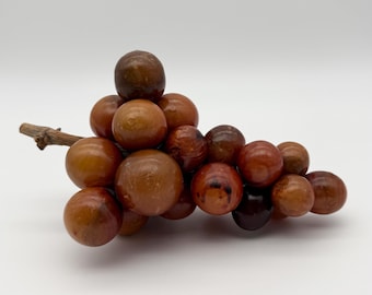 Vintage Cluster Decorative Resin Grapes