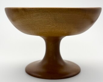 Oregon Myrtlewood Pedestal Bowl Bayview Myrtlewood Shop North Bend, OR