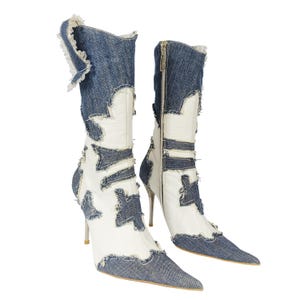 Y2K Italian stiletto boots | size 36 EU