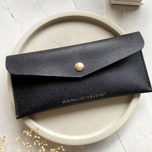 Minimalist Bank Pouch | Cash Envelopes System | Minimal & Aesthetic Budgeting Tools | Stationery