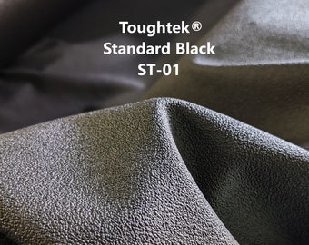 Toughtek® Standard Nero / Tessuto laminato in PVC antiscivolo / Resistente all'abrasione / Suole per pantofole / Solette / Puntali / Guanti / Calzature / Artigianato generale