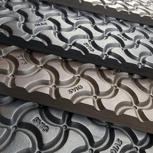 SVIG DOG BONE Sole Panel / 10mm / 18x10.50&quot;/ Rubber-Eva Mix / Sandal Sole / Sole Replacement / Shoe Repair / Shoe Making
