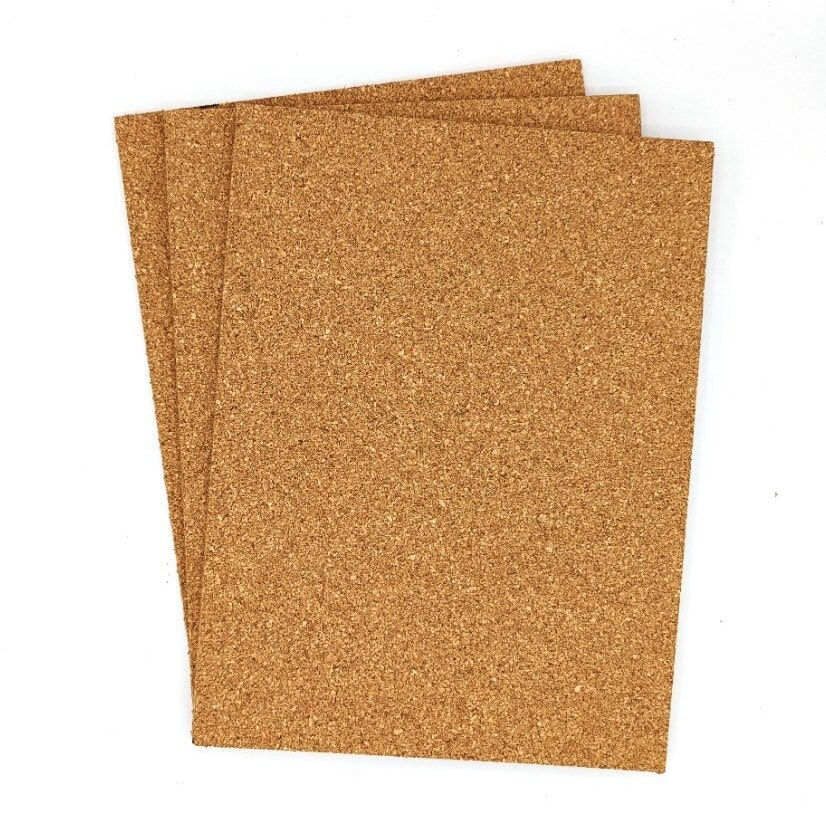 12Pcs Colored Cork Fabric Sheets, Cork Faux Sheets for Handcrafts 8 X  12(20Cm