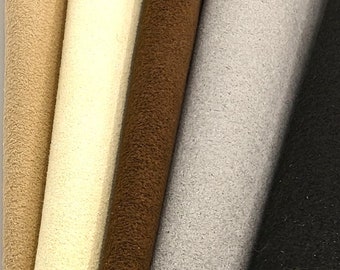 MICROFIBER SUEDE / 0.8mm / Stretchy Suede / Shoe & Bags Applications / Orthotics Cover / Upholstery / Seat Covers / General Crafts