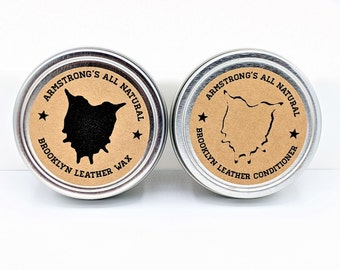 Cera e balsamo per pelle Brooklyn 2 oz ARMSTRONG'S ALL NATURAL /Cura della pelle/Cura delle scarpe/Lucido per scarpe