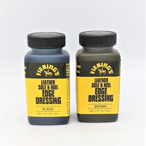FIEBING HEEL & SOLE Dressing / 4 oz. Bottle / Shoe Repair / Shoe Making