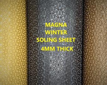 WINTER SOLING Sheet / Shoe REPAIR/ 4mm Thick / Shoe Making