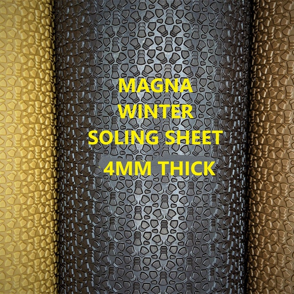 WINTER SOLING Sheet / Shoe REPAIR/ 4mm Thick / Shoe Making