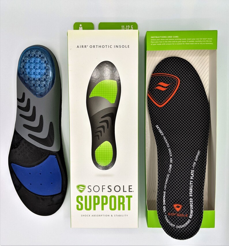 SOF SOLE INSOLES / Arch Athlete & Air Orthotic Designs / Men Etsy