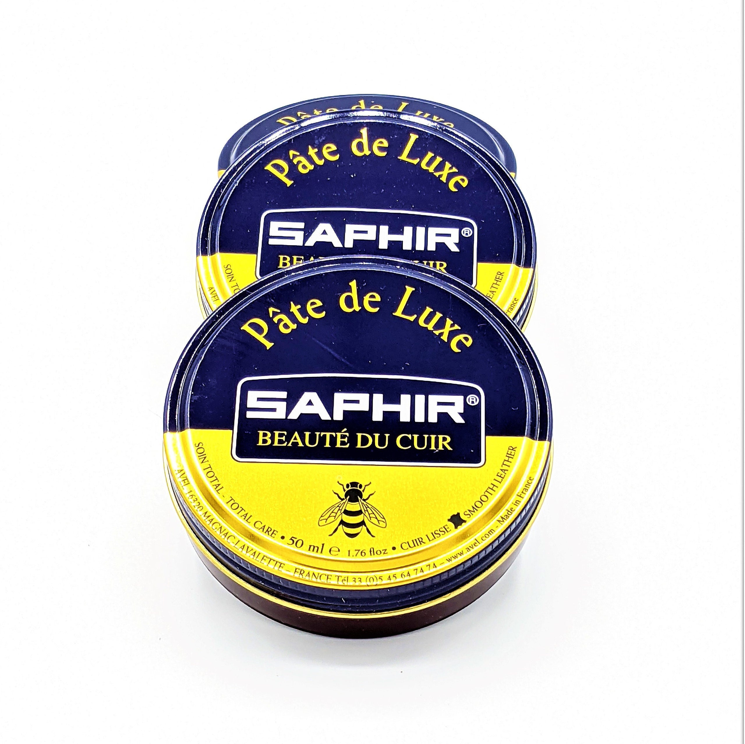 Saphir Pate de Luxe Wax 100ml - Light Brown #03