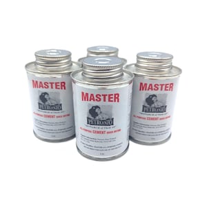 MASTER All Purpose Cemet PETRONIO / 4oz / Contact Cement / Shoe Adhesive / Shoe Repair / Sold by Each