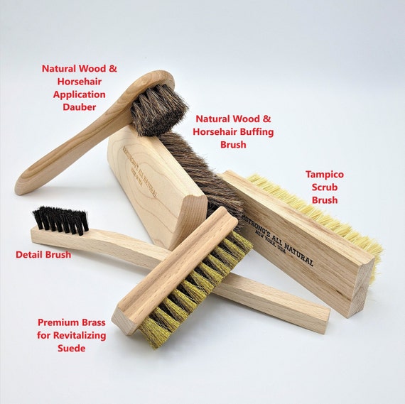 Premium Horsehair Shoe Brush