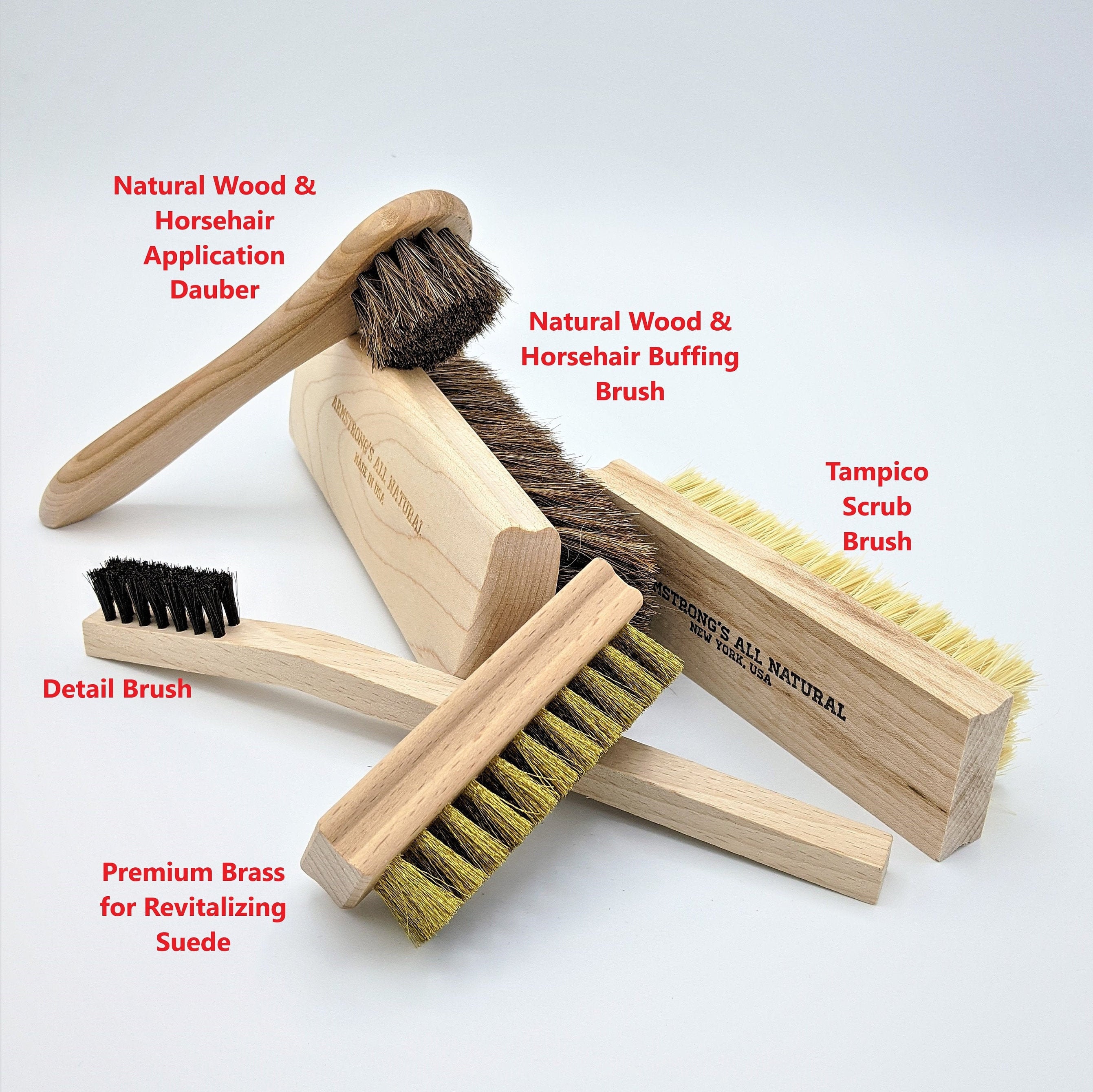 Large Premium Horsehair Brush