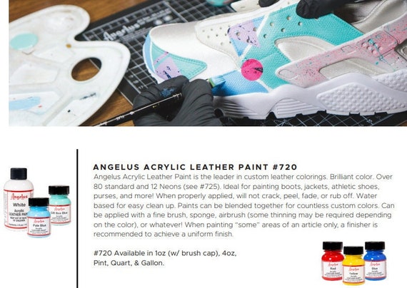 ANGELUS LEATHER PAINT - White Shoe Paint 