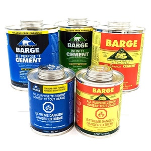 BARGE ADHESIVE/ All Purpose / Infinity /toluene Free TF / Quart & Pint /  Shoe Repair/shoe Making 