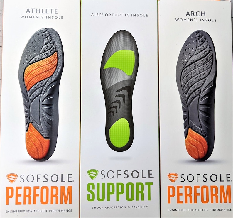 SOF SOLE INSOLES / Arch Athlete & Air Orthotic Designs / Men Etsy