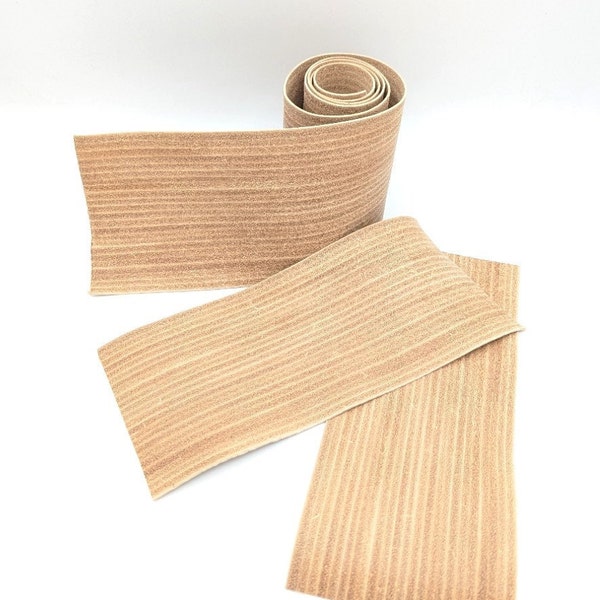 STACKED HEEL COVER Strips / 9.0x 4.0" / Heel Leather Cover/ Shoe Repair / Shoe Making / Heel Repair