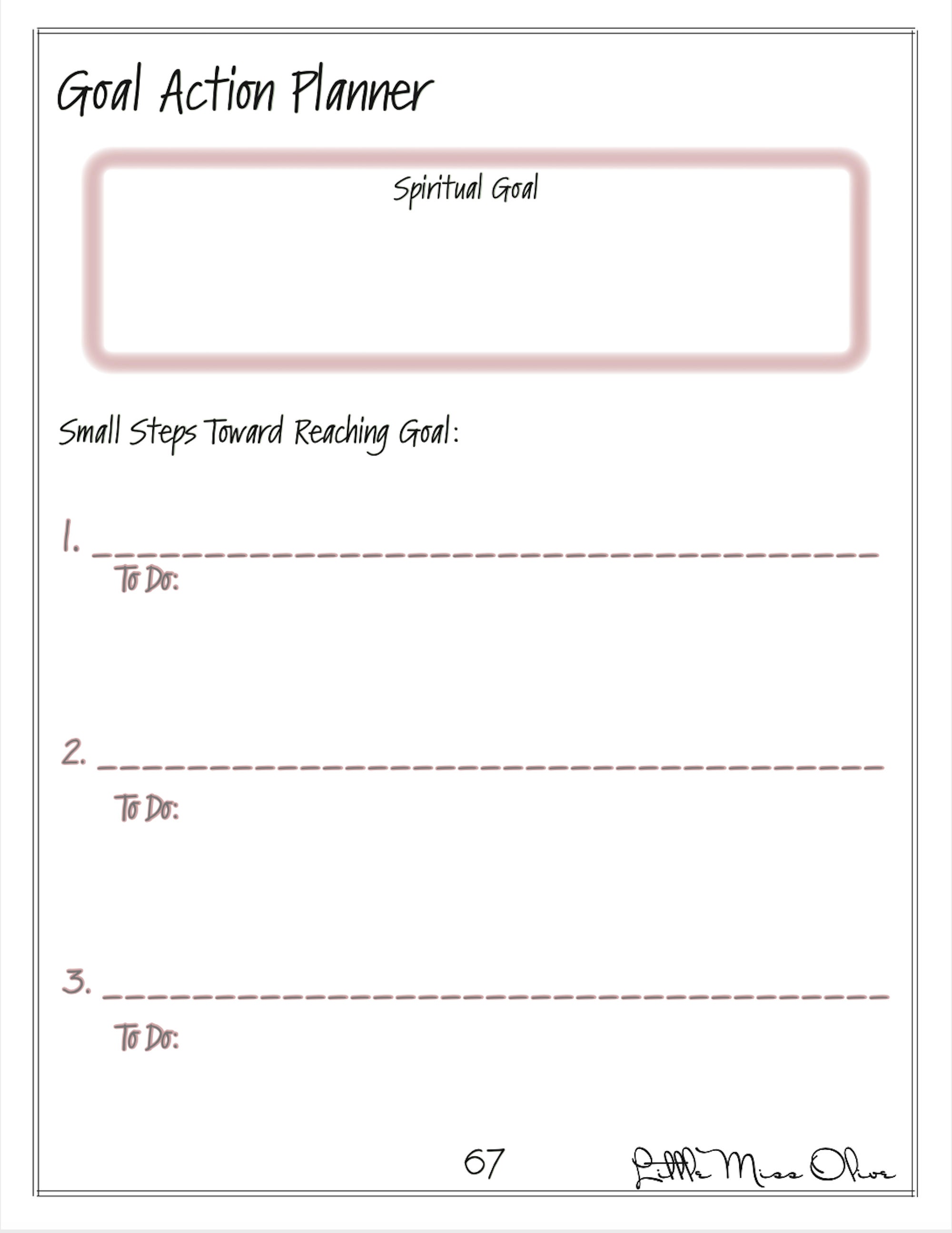 Goalsetter's Handbook Setting Realistic Goals for the Future and