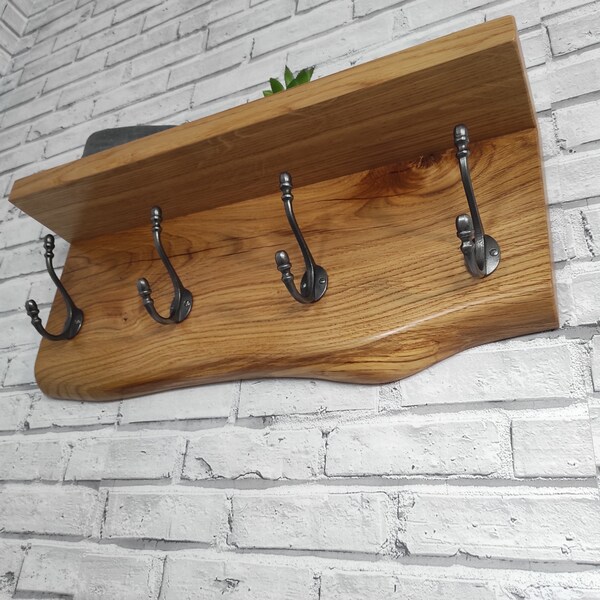 Coat Hooks With Shelf Etsy UK