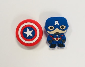 captain america jibbitz