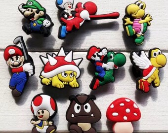 nintendo croc charms