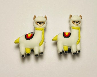 llama croc charm
