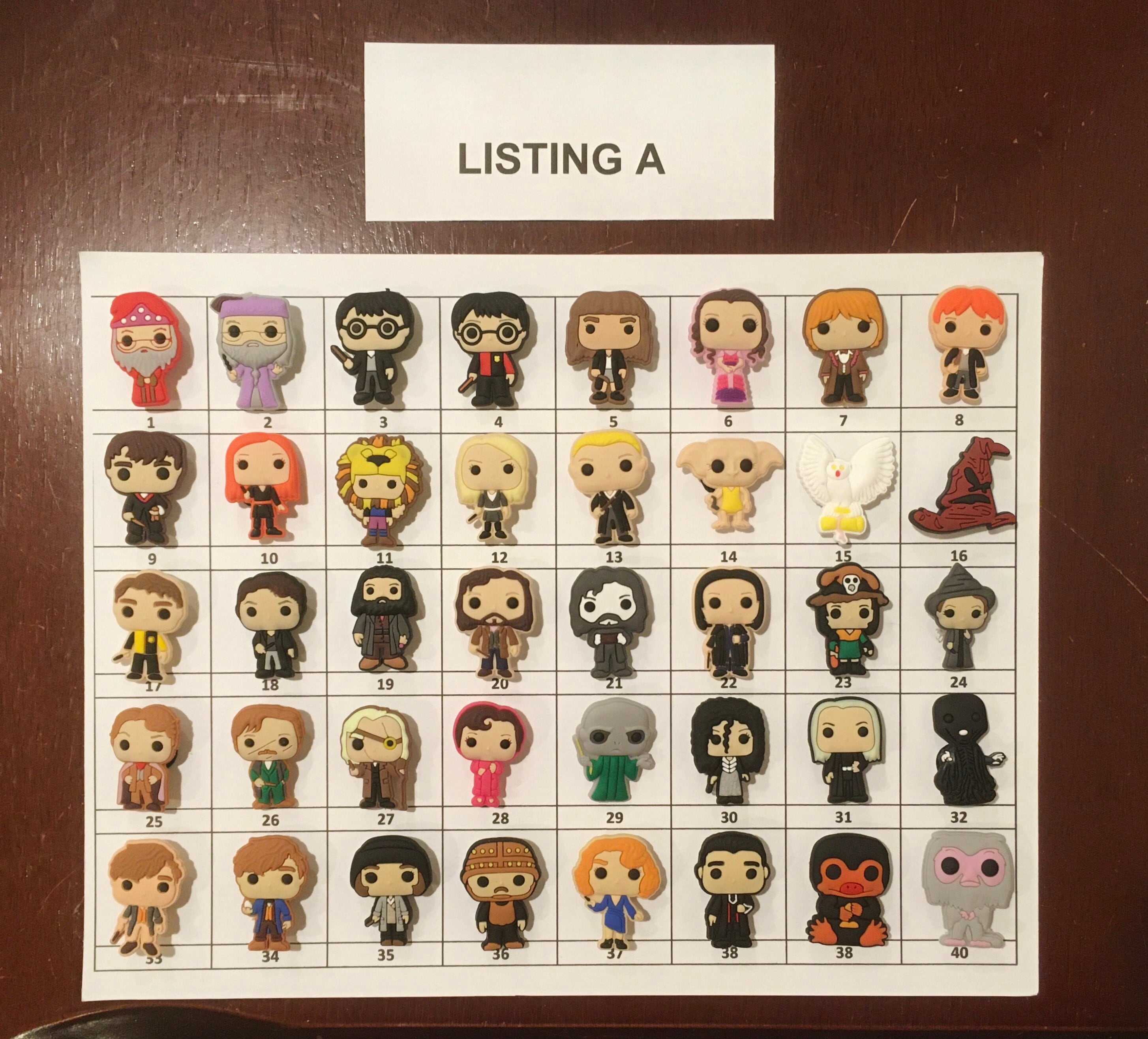 Listing A - You Choose 3, 4, 5, or more. You select items