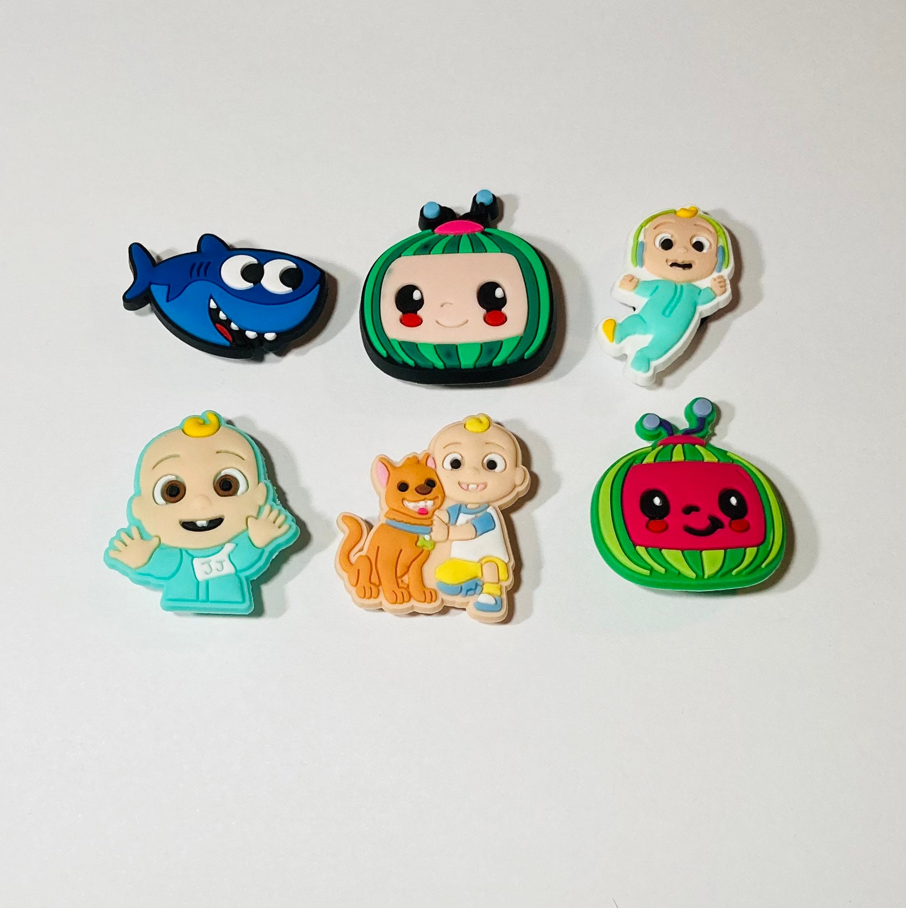 Shoe Charms 6 Cartoon Toddler show set