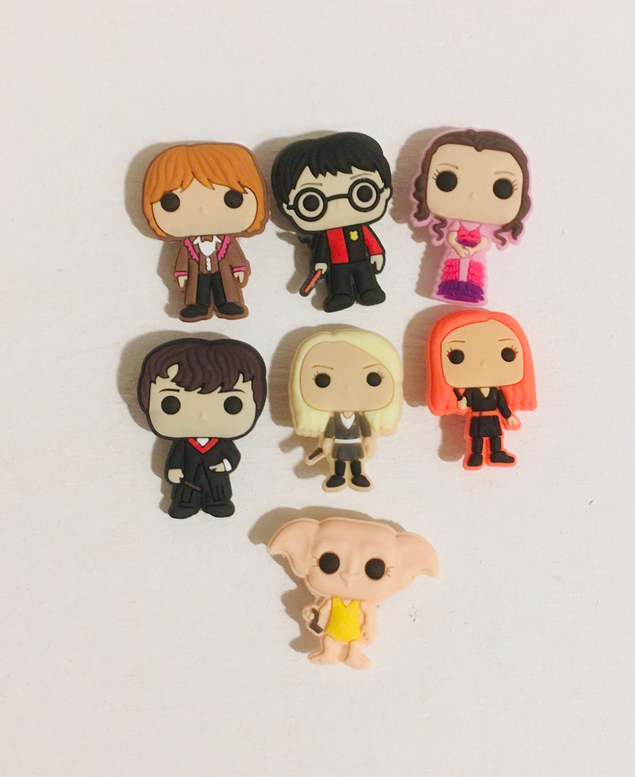 Shoe Charms 7 Piece Young Wizards Army set