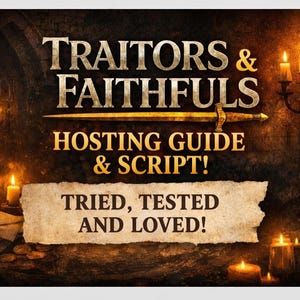 Traidores y Fieles – Juego de Deducción Social Inmersivo (Guía del Anfitrión + Guión)