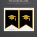 Congratulations Banner, Graduation Banner Printable, EDITABLE ...