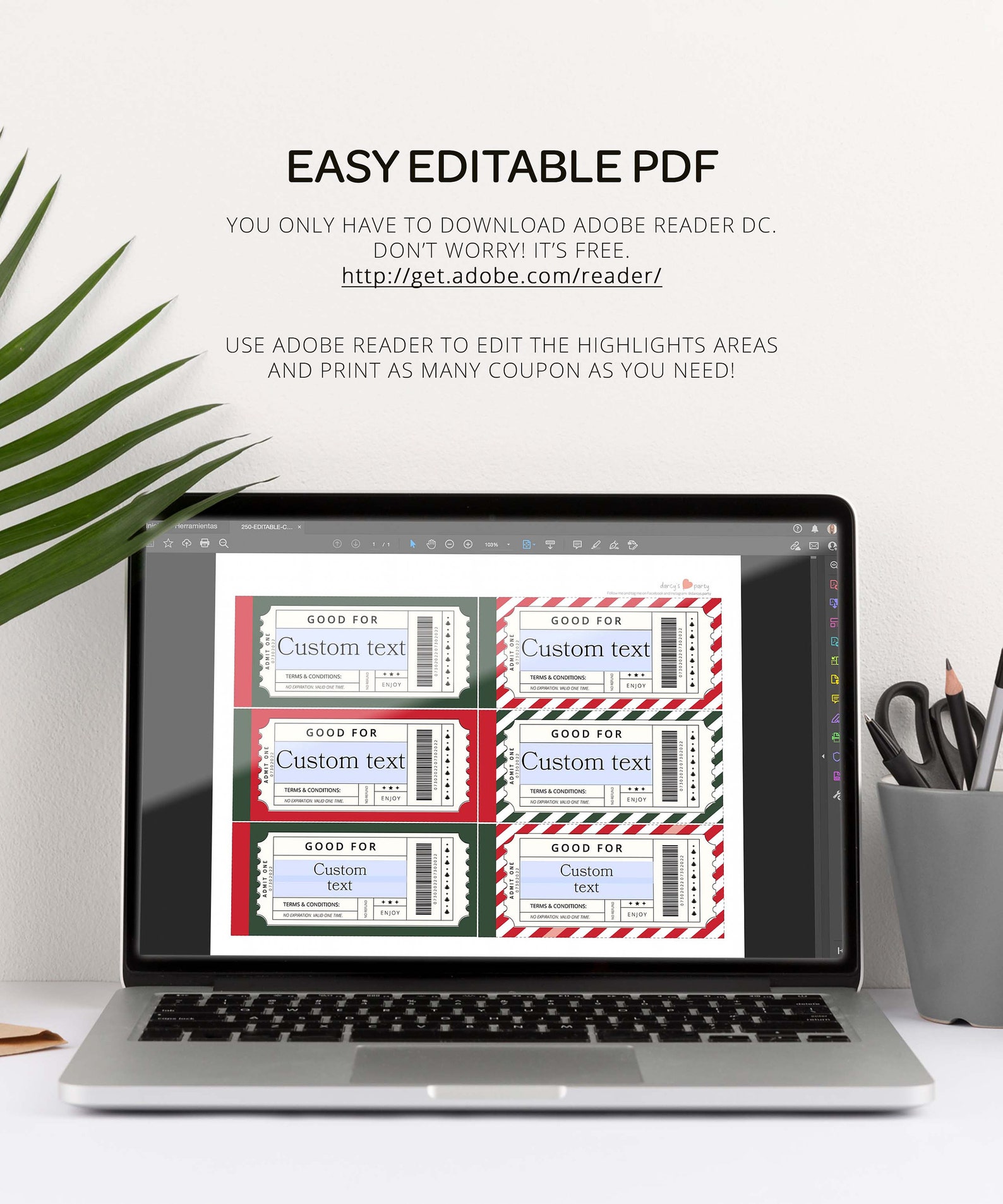 EDITABLE Christmas Coupon Book Christmas Coupon Etsy