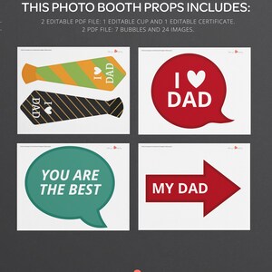 Printable Father's Day Photo Booth Props, Father's Day Photobooth Props ...