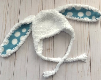 Bunny Hat/Bunny Photo Prop/Easter hat/Rabbit hat/Newborn photo prop/SpringHat/Baby Hat